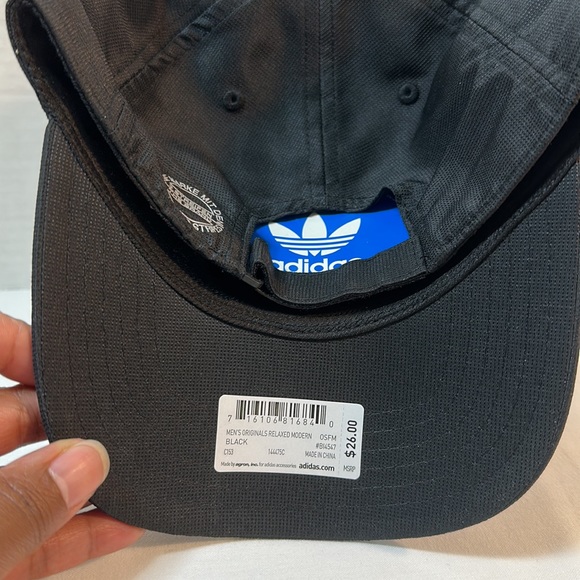Adidas Men’s Relaxed Modern Fit Hat Black Adjustable - Picture 4 of 10